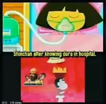 shinchan prays